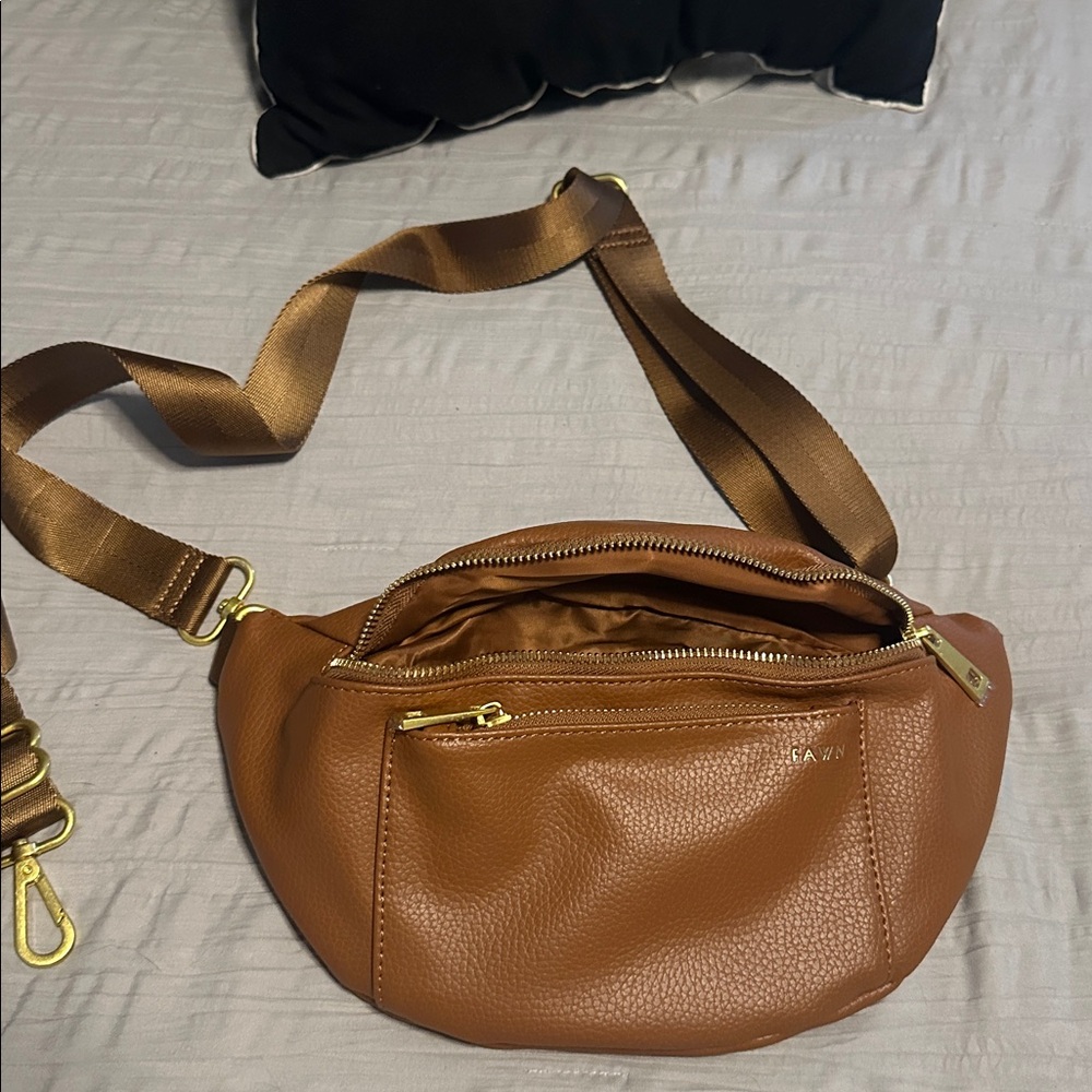 Fawn Design Tan Leather Belt Bag - Picture 5 of 8